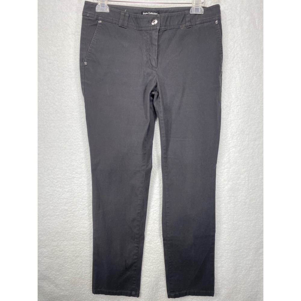 Dalia Collection Women's size 8 Modern Fit Grey Chino Pants
